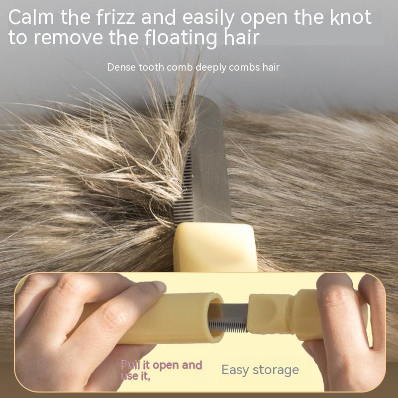 Haarentferner mit integriertem Kamm